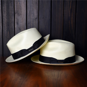 美国stetson斯坦森墨西哥手工编织 绅士夏季panama hat巴拿马草帽