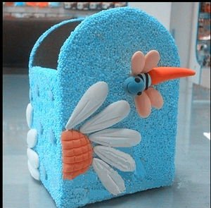 儿童手工diy 黏土 珍珠粘土 雪花泥彩泥diy模具无漆笔筒欧克泥用