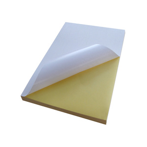 a4不干胶打印纸 空白标签贴纸 激光喷墨 哑面 亚光背胶书写纸