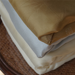 幕野幻冰淘宝湘妃竹丝绸仿古纯手工中国风古典风圆扇空白生绢熟绢可