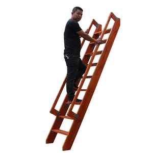 家用室内复式阁楼楼梯上下铺木梯子实木踏步登高爬梯简易直梯扶梯