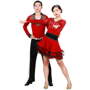 龙飞凤舞三步踩男女套装中老年跳舞服夏秋广场舞交谊舞演出服