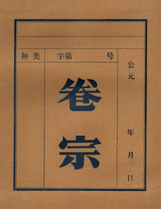 卷宗档案袋