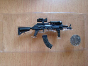 ht hottoys m14 m4 svd盒蛋 扭蛋 现代m40战争akm 枪 军事