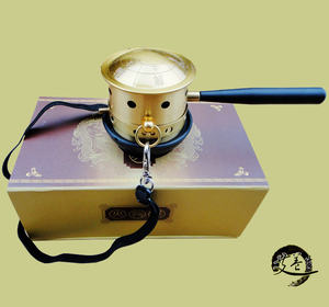 001人付款淘宝纯铜火龙罐火龙灸艾灸器具 温灸器 艾