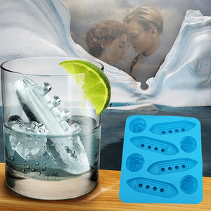 泰坦尼克号冰格冰块模具制冰盒制冰格创意家居实用酒具快速取冰