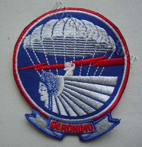 美国伞兵101空降师501团团徽 伞兵部队徽章 夹克刺绣胸章