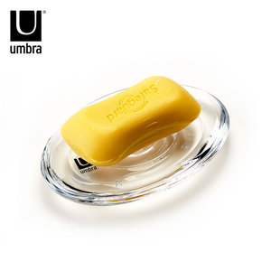 UMBRA创意简约肥皂碟透明香皂盒肥皂托盘酒店宾馆高档北欧ins轻奢