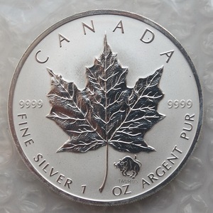 加拿大2004年12星座金牛座私印5加元1盎司9999银币原厂塑封带证书