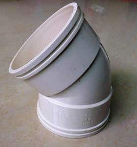 泰州pvc排水管配件排水管50,55,75,110直弯排水管45度弯