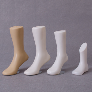 无缝塑胶婴儿儿童磁铁脚短袜模拍照展示道具脚模脚链模宝宝袜模特