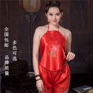 肚兜古代睡衣女寝服复古宫廷风骚肚兜式内衣情趣透明挑逗3人付款18