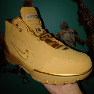 nike lebron azg 詹姆斯一代全明星小麦配色全新