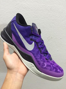 科比8 zk8 渐变紫 kobe篮球鞋 42 43 44