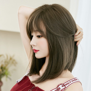 梨花头伪娘cos假发用品男扮女装大佬整顶发套mcd变装自y然齐肩头