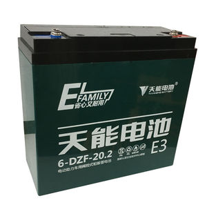 电动车电池天能单个12v48v60v72v12a20a22安a天能精品长寿王黑金.