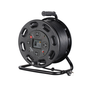 移动电缆盘电线线盘空盘带线u加长50收卷线器100米绕拖插座线滚子