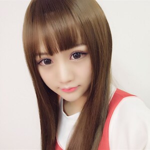 伪娘假发男女os长发青色空气刘海g长发d变装女装大佬发套装