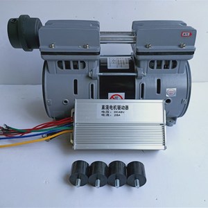 定制直流空压机可调速控制器12V24伏48V60无刷打气泵电机驱动器