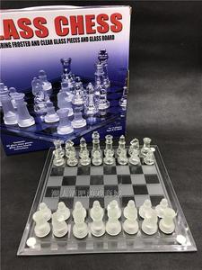 玻璃国际水晶象棋 西洋棋 室内休闲娱乐家庭聚会儿童益智礼物棋