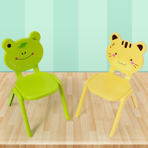 儿童椅子靠背家用幼儿园加厚塑料座椅卡通习椅宝餐椅小宝学坐凳子