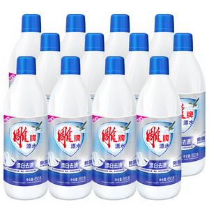 雕牌漂白剂650g12瓶整箱x批漂水白色衣物去污渍护色增白还原剂洗