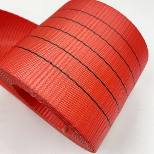 12cm宽红色涤纶高强带货物捆绑带货车刹车绳拖车带捆扎带尼龙带子
