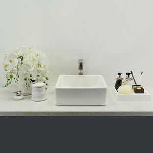 卫生间摆件新中式正方形木质托盘卫浴店面摆设创意全屋定制装饰品