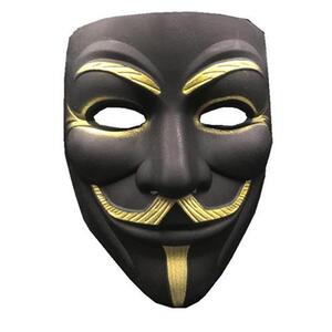 促销v字仇杀队面具全脸男生v假面抖音同款万圣节cos人脸恐怖白色