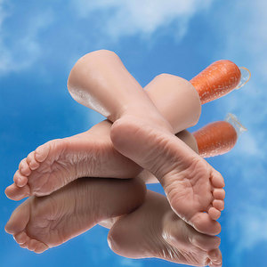 仿真足模硅胶女美脚丝袜38码脚名器道具玉足模特拍摄天工脚模型