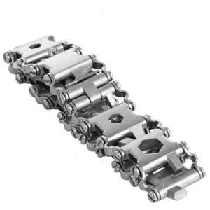 29in1 MultiTool Staiolesi Steel Bracelet for Outdonr Camps.