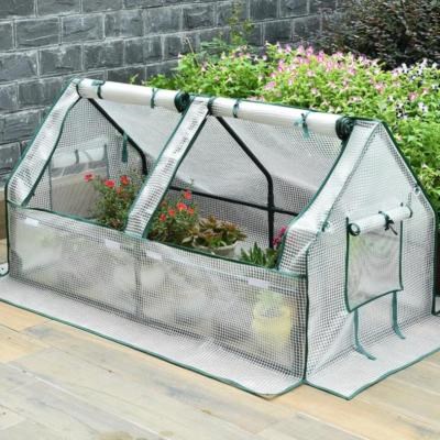 塑料薄膜棚子小型尺寸定制防冻钢管支架花园简易S暖棚组装植物小