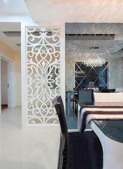 祥云pvc木塑欧式镂空隔断雕花板客厅创意屏风玄关通花板花格吊顶