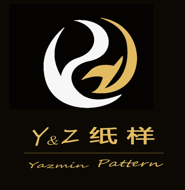 yz服装纸样1:1实物裁剪图松紧腰系带裤 k804161004