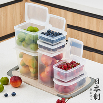 Japan imported take-out fruit box to work Portable out lunch box refrigerator special cheese slice fresh storage box