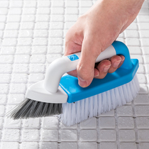 Japanese floor brush artifact Bathroom tile bristle cleaning brush Bathroom corner gap washing toilet brush