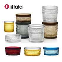 Iittala kastehelmi Dewdrop glass storage jar Dewdrop jewelry box multicolor
