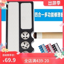 Aluminum Alloy Billiard Cue Leather Head Multifunction Repaiser Radium Polished Leather Head Awakening Table Tennis Supplies Pricking Needle Filing