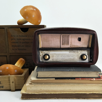 Childrens photography props nostalgic resin radio model photo studio photo props ins Wind retro European ornaments