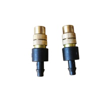 Xiaoyan 2 atomizing micro-spray nozzles adjustable 3mm tube set automatic watering device cooling sprinkler drip irrigation equipment