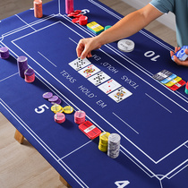 Lock edge Texas poker table cloth thin suede New 90*180 120 * 240CM thick