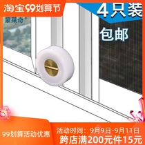 Old-fashioned aluminum alloy screen window pulley translation sand window copper shaft roller European push-pull screen window wheel door and window accessories