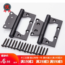 304 stainless steel black primary-secondary hinge American hinge house door mute bearing hinge muted (1 sheet price)