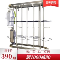 Wardrobe rotating hanger 360 degree floor cloakroom wardrobe corner multifunctional hanger factory direct