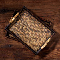 Hand-made old tray food food photography pendulum shooting photo props plate background tableware ornaments