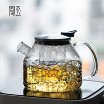 Tianyi 閣丨 Japanese glass boiling teapot large capacity high temperature resistance can heat the household health pot electric pottery stove tea set