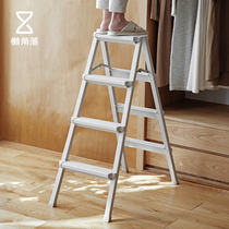 Lazy corner household folding ladder indoor herringbone ladder aluminum alloy multifunctional ladder escalator step ladder 67395