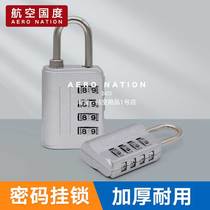 Password Padlock Aviation Locker Sublock Airplane Dining Car Mini Silver Color Code Lock Home Small Lock Head Lock