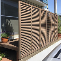 Non-rotting Louver fence artificial anticorrosive wood Louver fence wood-plastic fence wood-plastic fence