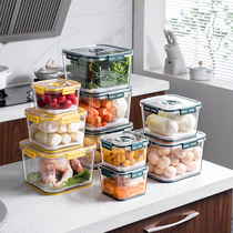 Food crisper large capacity sealed refrigerator kitchen storage box can be superimposed household artifact